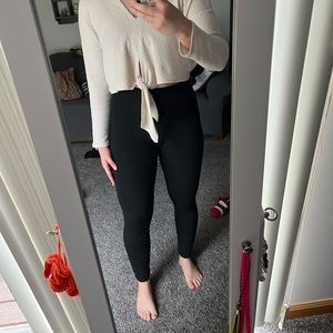 Thick black Shosho leggings